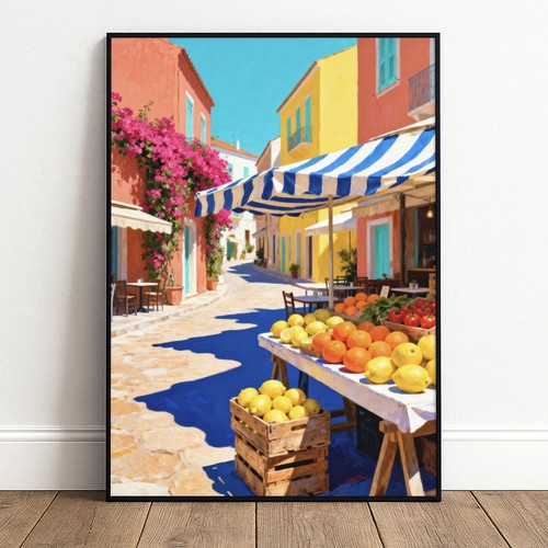 Italien poster mediterran - italien,