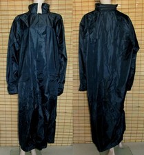 BLAUER REGENMANTEL - RAINCOAT - NYLON - VINTAGE - WIE NEU - GR. XXL