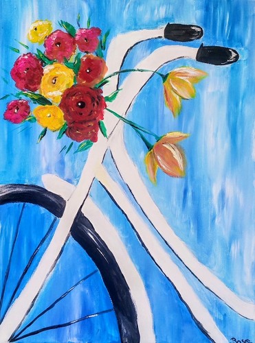 Acrylbild auf leinwand - auf,
