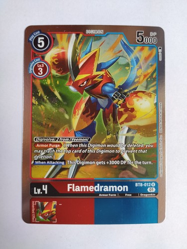 Flamedramon bt8 012 digimon - bt8-012,