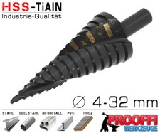 Stufenbohrer Spiral Schäl