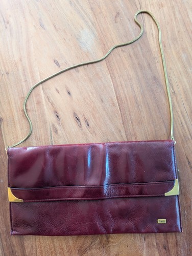 Vintage clutch leder mano - vintage,