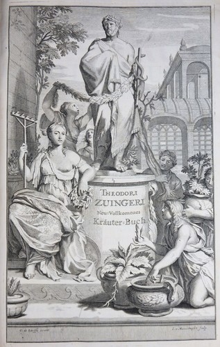 Zwinger botanik kräuterbuch - zwinger,