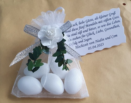 Gastgeschenke mandeln hochzeit - gastgeschenke,