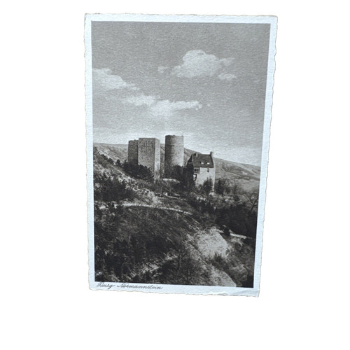Postkarte treffurt burg - treffurt,