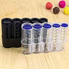 5-Loch-Euro-Münzbox, Große Kapazität Kleingeld Sortierer Mit Federn, Sichtbar Se