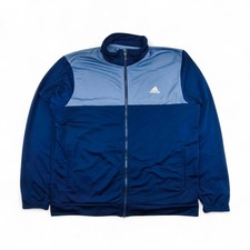 Adidas Trainingsjacke Herren XL Blau Vintage Sweatjacke Sportjacke Retro Y2K