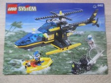Lego® Bauanleitung 6462 Res Q Hubschrauber, von 1998, a. Sammlung, gut erhalten