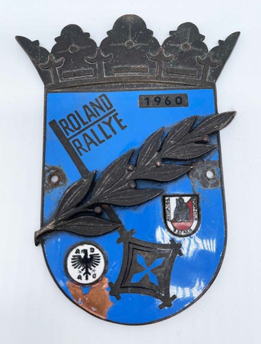 Plakette 1960 adac roland - adac,