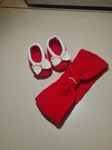 Baby schuhe und stirnband - baby,