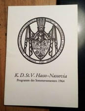 Frankfurt - KDStV Hasso-Nassovia - SS 1964 - Semester-Programm / Studentika