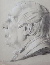 Bleistiftzeichnung auf Papier