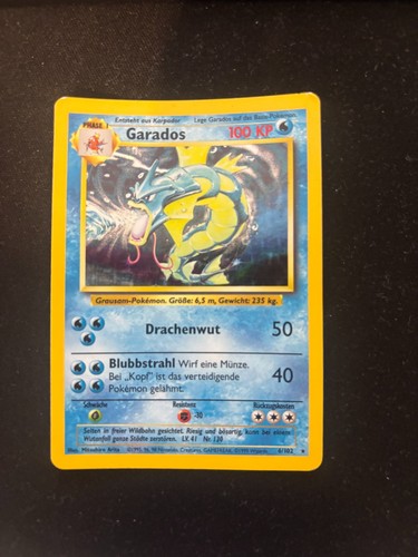 Pokemon karte garados 102 - garados, 6/102