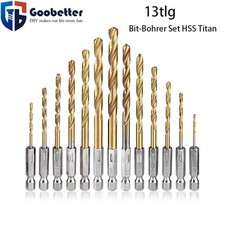 13tlg Bit-Bohrer Set HSS Titan