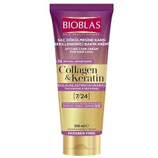 Bioblas Collagen & Keratin Styling-Pflegecreme 250ml - Wirksam gegen Haarausfall
