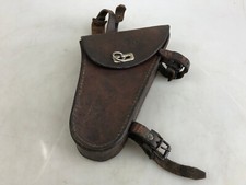 Oldtimer Fahrrad Rahmentasche Werkzeug Tasche Leder Schweizer Armee Militär