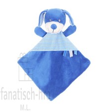 Nicotoy schmusetuch hund blau - hund,