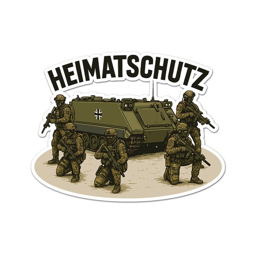 Aufkleber heimatschutz - aufkleber,