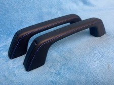 Haltegriff Griff Türgriff   VW T3 Bus  Leder Blau Naht .