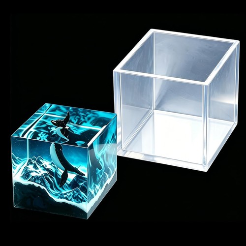 Quadrat resin silikonform - quadrat,