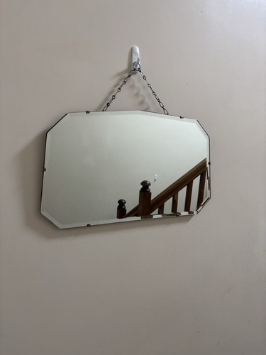 Vintage art deco wandspiegel - wandspiegel,