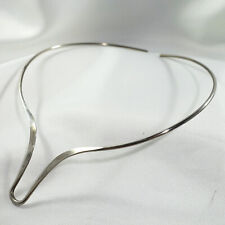 Norwegen David Andersen Halsreif 925 Silber Modernist um 1970 / CU 285(29)