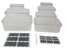 7 Vorratsdosen Gefrierdosen