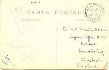 GB "ARMEEPOST S.13" CDS 1918 und rot verpacktes Zensurzeichen "PASSED BY