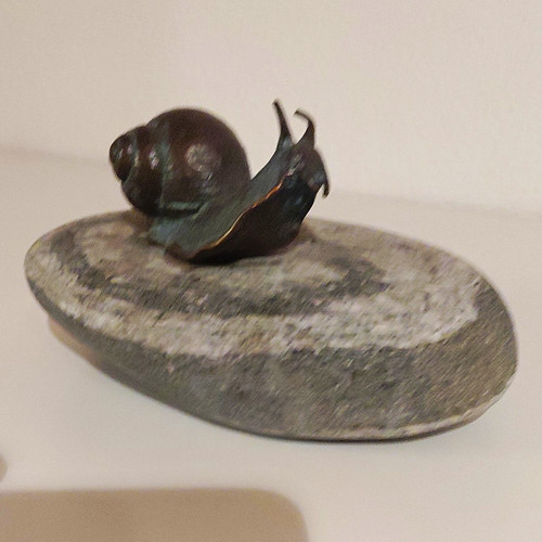 Schnecken skulptur statue - skulptur, aus