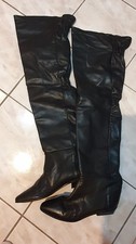 Overknee leder stiefel gr - overknee, in
