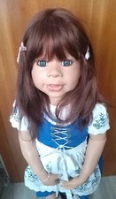 Künstlerpuppe "Bea" Monika Levenig.Vollvinyl mit Gelenken Zertifikat