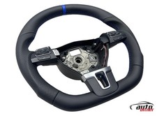 Tuning Lenkrad Lederlenkrad Vw Golf 6 5K Vw SHARAN Multifunktion Abgeflacht