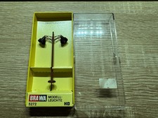 BRAWA 5272 H0 1:87 Holzmastleuchte volle Funktion geprüft OVP
