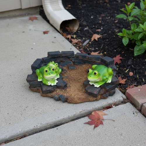 Harz frosch kanalisation dekor - frosch,