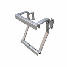 Auftritt für 2-Achs Anhänger Kipper Trittleiter 2 Sprossen verzinkte Ausführung