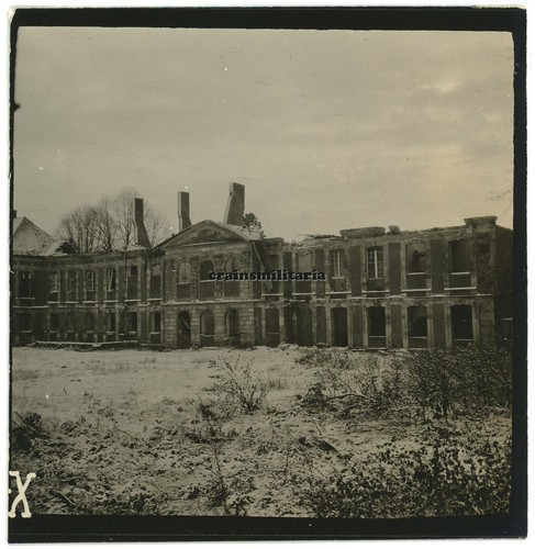 Orig foto zerstörtes - zerstörtes, schloss