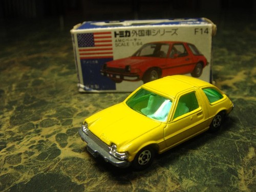Tomica blue box amc pacer - box, no