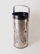 XL ERHARD & SÖHNE  Edelstahl Wein Flaschenkühler  50er 60er 70Jahre