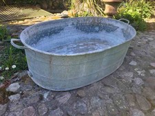 Große alte zinkwanne - zinkwanne,, wanne