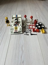 Playmobil Rennwagen Racing Vintage Weiß 3520 Ohne OVP Gebraucht