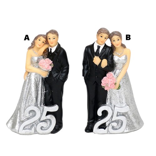 Silberhochzeitspaar 25 - -,