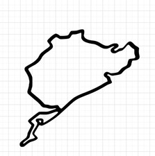 Nürburgring  Auto Aufkleber