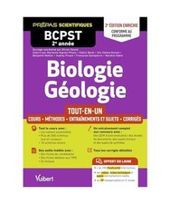 Biologie-Géologie BCPST 2e année - Tout-en-un - Conforme au programme: Cours -