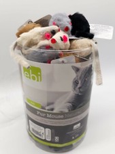 Fellmaus Katzenspielzeug Katzenminze Spielmaus Kurzhaarmaus Echtfell 5 Stück