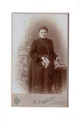 Cdv foto damenportrait - /, feine
