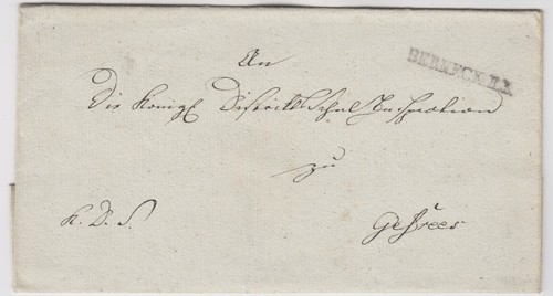 Bayern 1828 briefhülle - bayern, n.a.