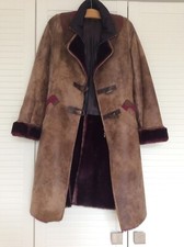 CREENSTONE Exklusiver Wintermantel Damen in Lederoptik Gr 36