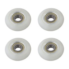 4 Stück 34 mm Gummi Metall Polster Radlager Riemenscheiben für Rudergerät