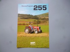 Massey-Ferguson 255 Schlepper 47 PS  Orig. Prospekt 2 Seiten