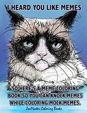 Adult Coloring Book of Memes